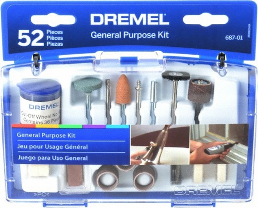 Dremel General Purpose Accessory Set 52pcs 687 - Click Image to Close